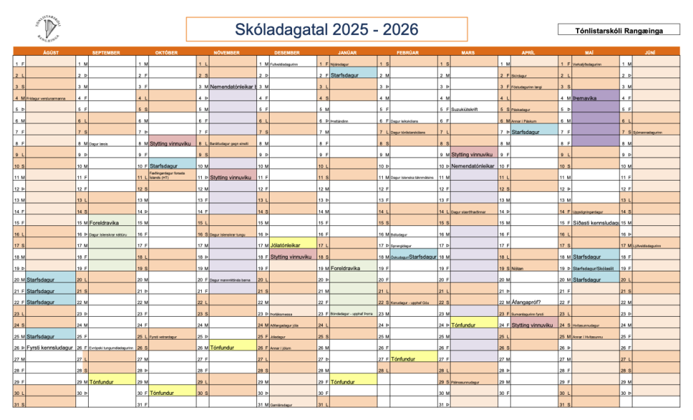 Skólaárið komið af stað!