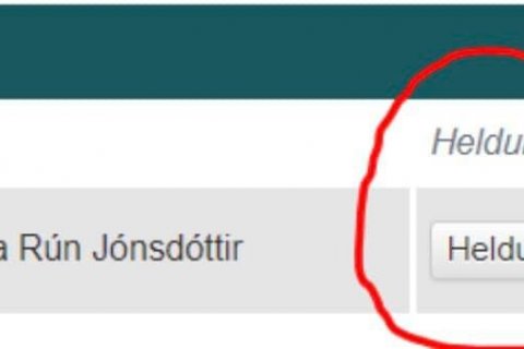 Vegna áframhaldandi náms