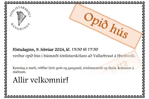 Opið hús í húsnæði skólans á Hvolsvelli