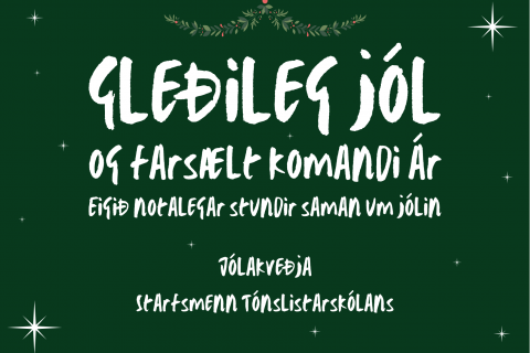 Jólafrí Tónlistarskólans