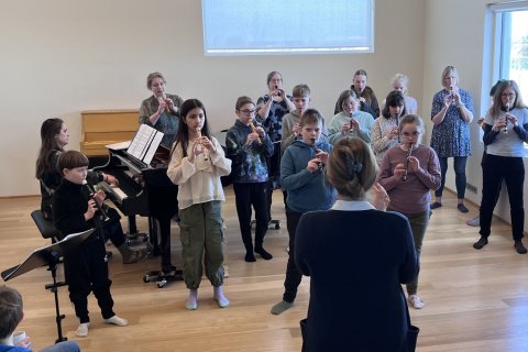 Upprifjunardagur fyrir Suzuki-blokkflautunemendur